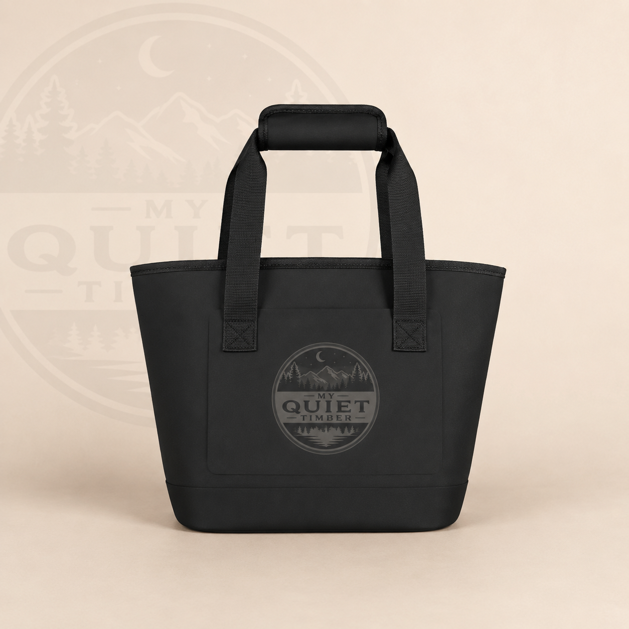 Quiet Timbers Heavy-Duty Trail Tote trail tote black