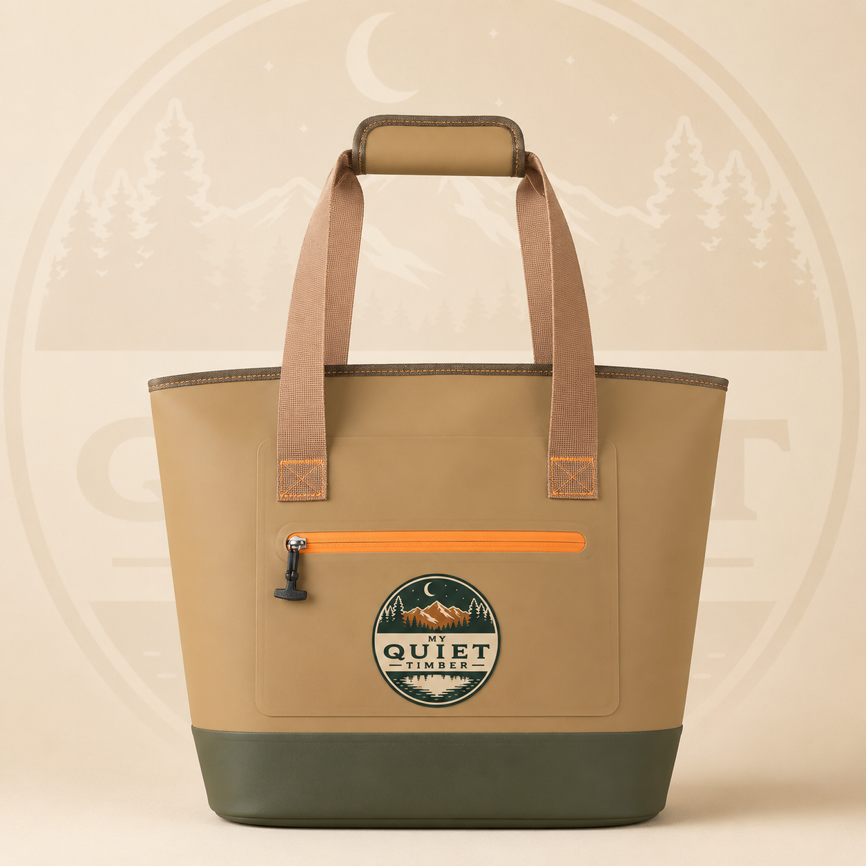 Quiet Timbers Heavy-Duty Trail Tote trail tote brown